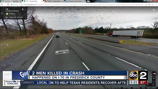 Truck strikes tree, killing 2 men and injuring 2 others in Frederick County