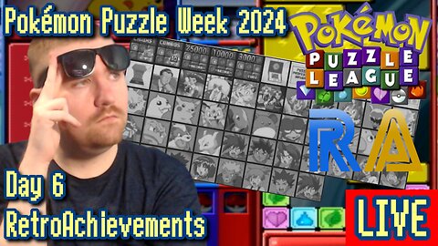 #PokemonPuzzleWeek2024 Day 6: RetroAchievements, Doods! [Pokémon Puzzle League]