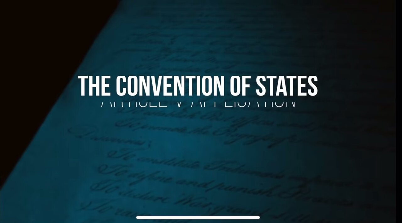 What is a Convention Of States?