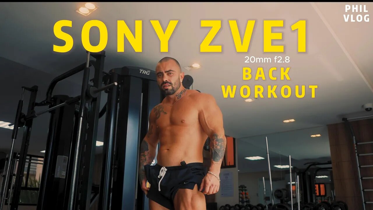 Treino de costas na monstrinha SONY ZVE1.