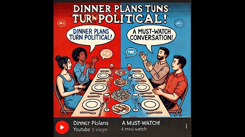Dinner Plans Turn Political! 🍽️💬 A Must-Watch Conversation! 📢