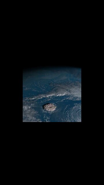 The biggest volcanic eruption ever seen from space