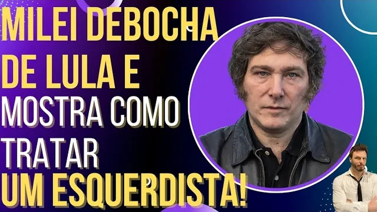 Bolsonaro argentino debocha de Lula e mostra como tratar um esquerdista!