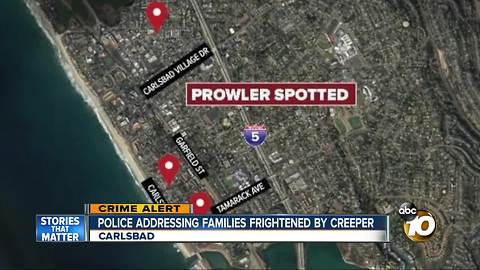 Officers looking for Carlsbad prowler