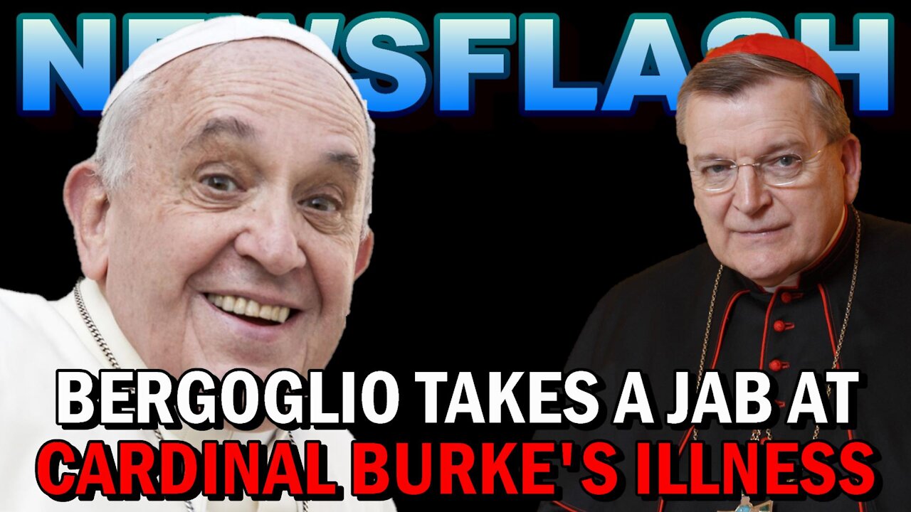 NEWSFLASH: Pope Francis Takes a Shot at Cardinal Burke!