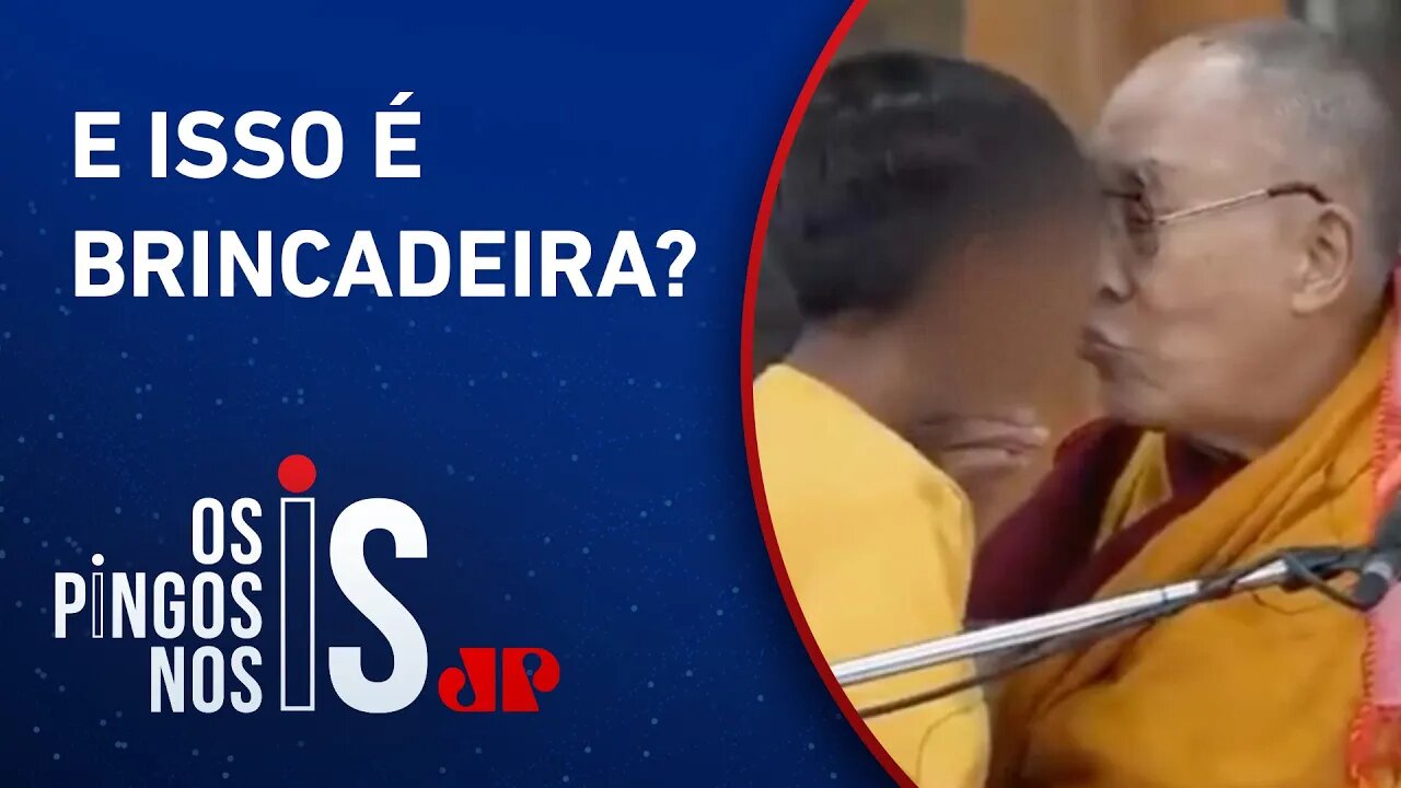 Em vídeo, Dalai Lama beija menino na boca e pede para criança ‘chupar sua língua’