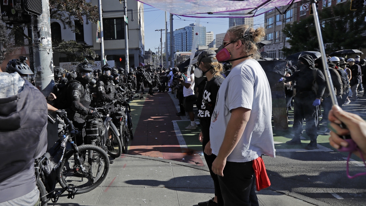 Seattle Police And Protesters Injured At Black Lives Matter Protest