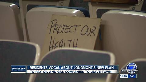 Residents vocal about Longmont's new plan for oil and gas