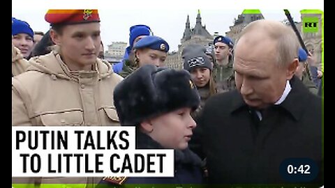 'I wanted to be like my father' | Putin talks with cadet school student