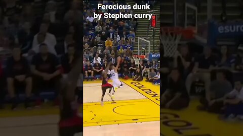 #ferocious #dunk #by#stephencurry #nba #basketball #league#pass