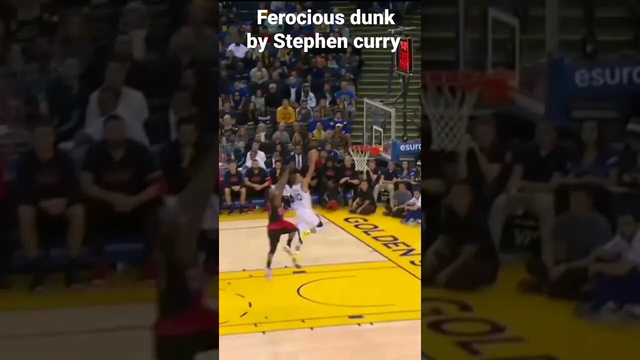 #ferocious #dunk #by#stephencurry #nba #basketball #league#pass