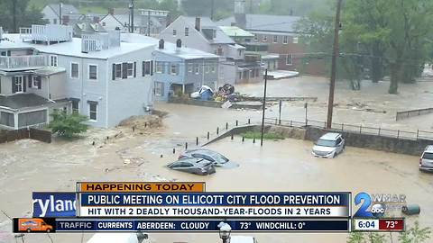 Public meeting on Ellicott City flood prevention