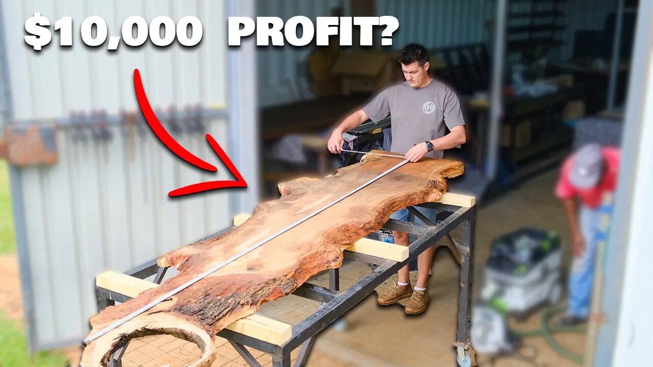 I made $10,000 profit building this epoxy table...