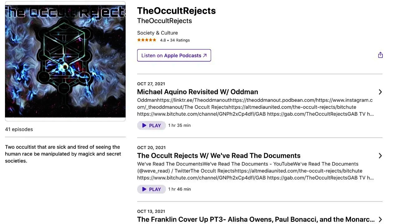 The Occult Rejects interview WR about Global Death Cult.
