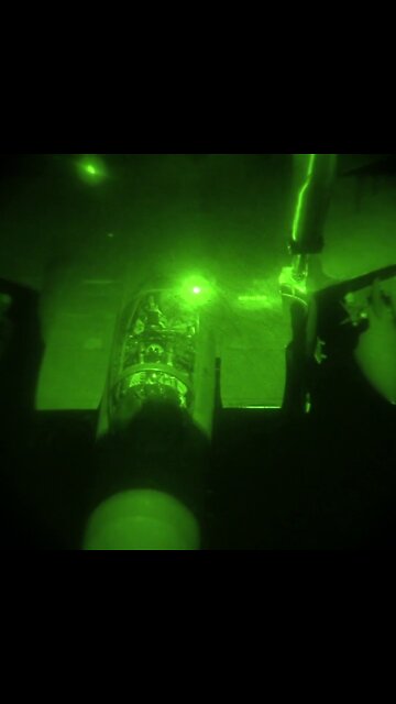 KC-10 Refuels F-15 Strike Eagles at Night