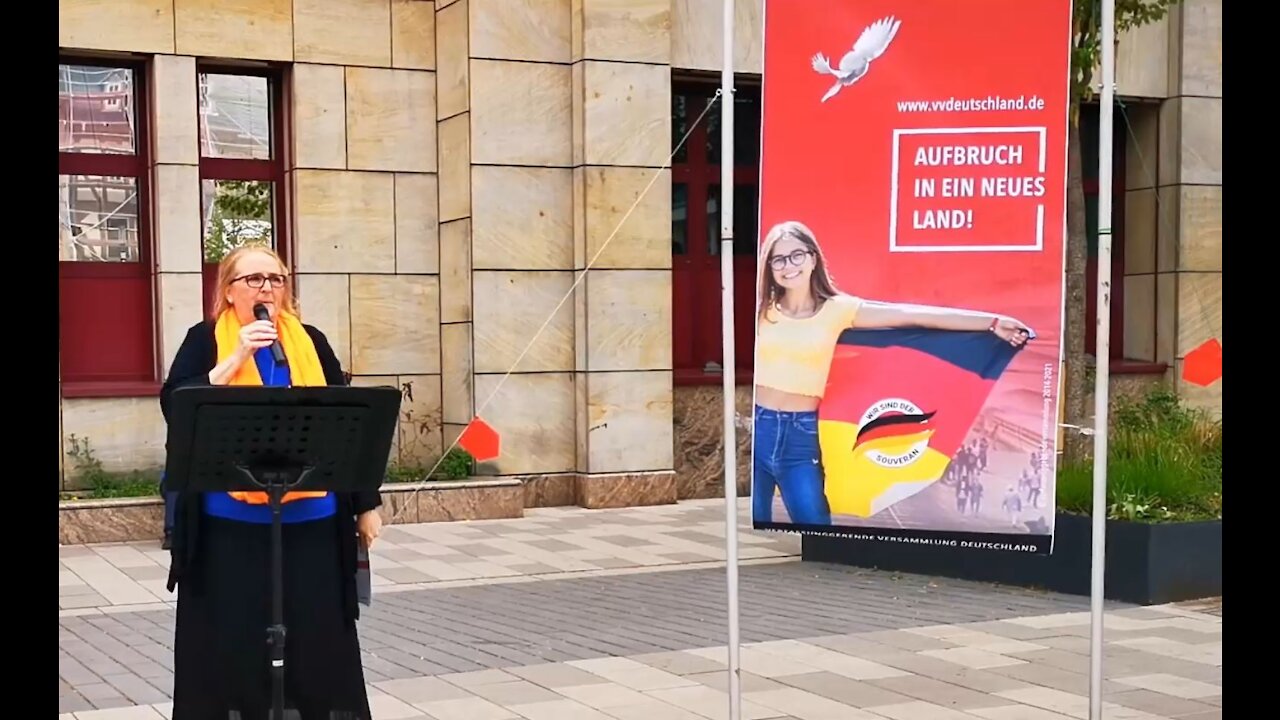 Aufbruch in ein neues Land 1.Mai 21 Kornmarkt Bad Kreuznach