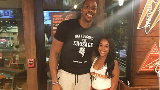 Dwight Howard Shoots His Shot with Hooters Girls by Offering "Sausage"