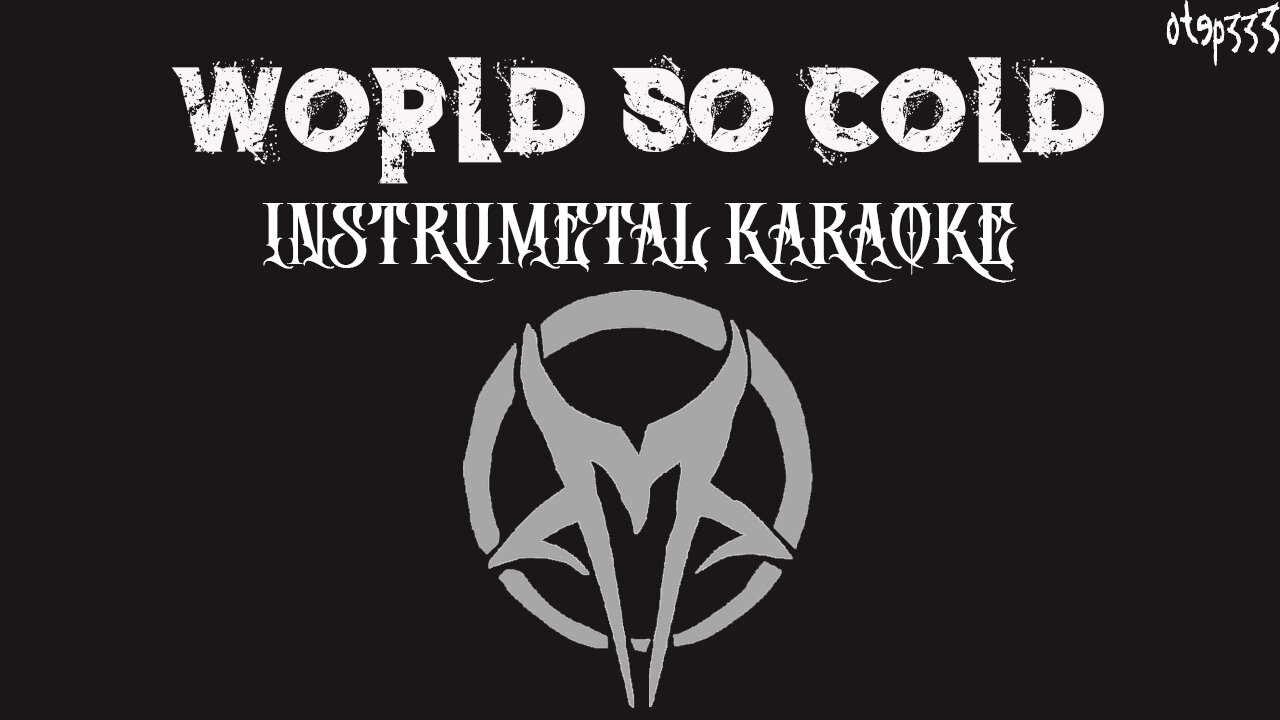 Mudvayne | World So Cold (Karaoke + InstruMetal)