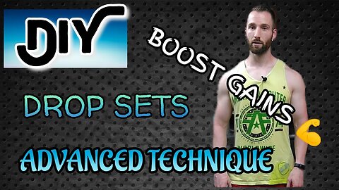 DIY Gym - Drop Sets Advanced Training