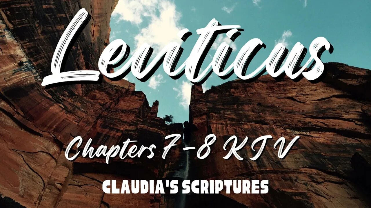 The Bible Series Bible Book Leviticus Chapters 7-8 Audio