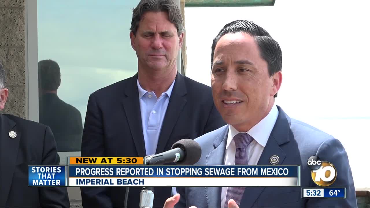 Progress reported in stopping sewage from Mexico