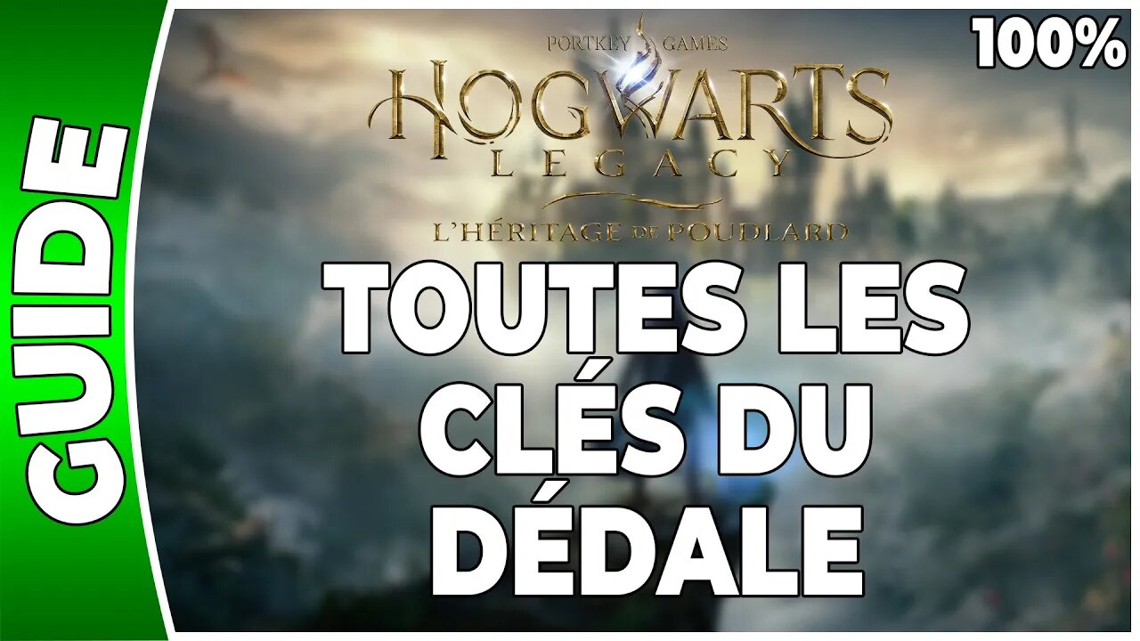 Hogwarts Legacy : l'Héritage de Poudlard - TOUTES LES CLÉS DU DÉDALE - 100% - [PS5 - FR]