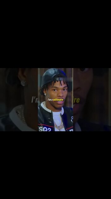 He had a vision of being a millionaire. #lilbaby #vision #lawofattraction #millionaire