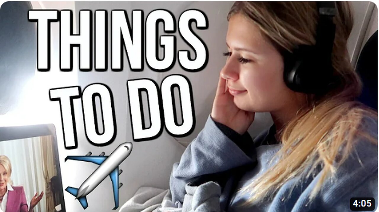 Things to Do on the Plane | What to do When Bored