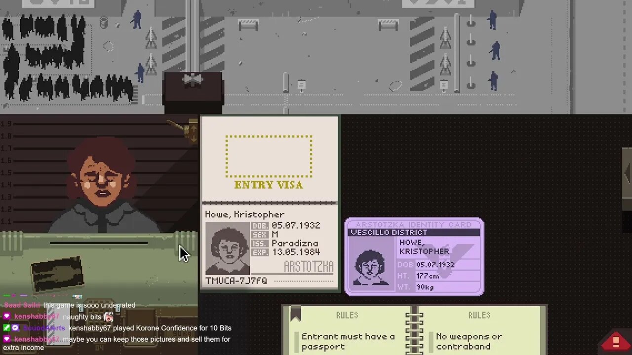 Papers, Please - Unfortunate looking fellow