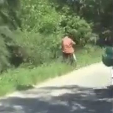 Drunk man riding bicycle make me laugh out loud