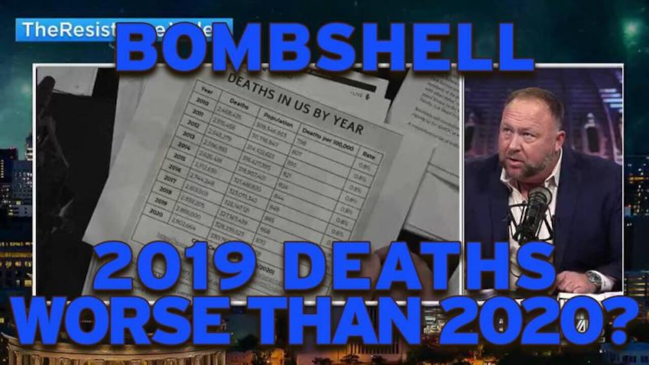 Statistical Bombshell! CDC Reports 2019 Death Toll Same As 2020