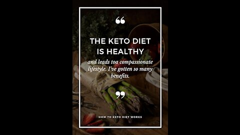 How to keto diet work