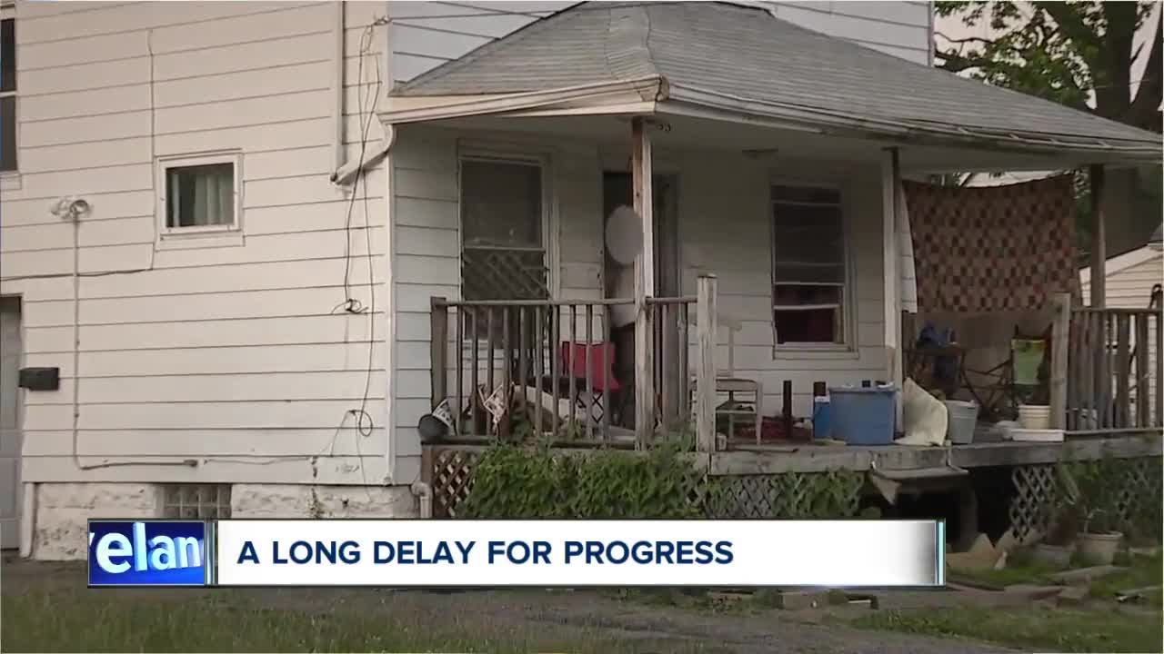 After a year and a half, a squatter home is gone from a block trying to build itself back up