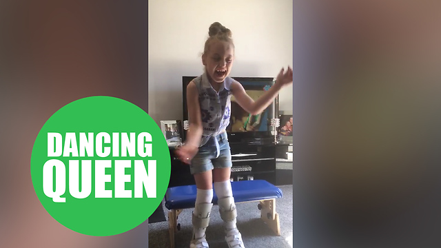 Little girl defied doctors' expectations by dancing for the first time in her life