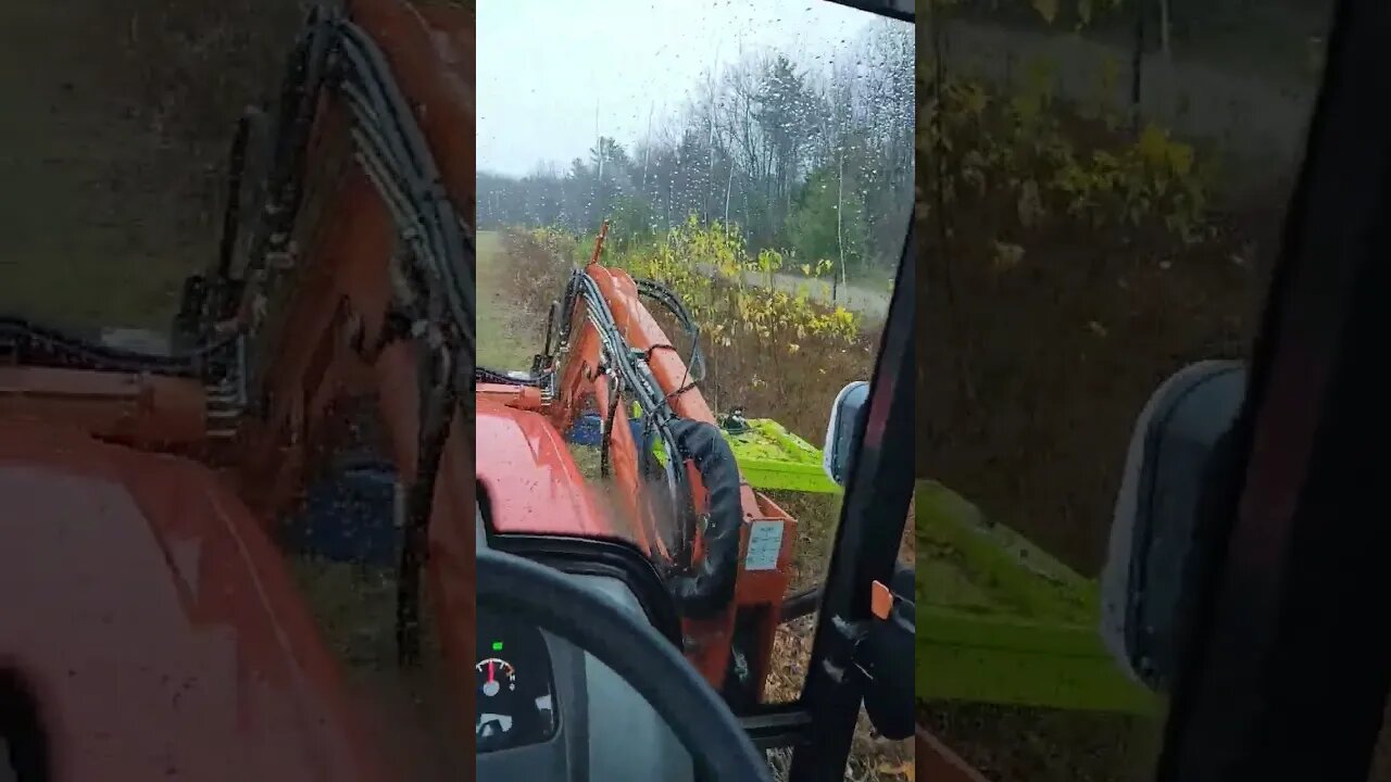 Lane shark with a 2 foot extension on my Koiti tractor trimming the runway.