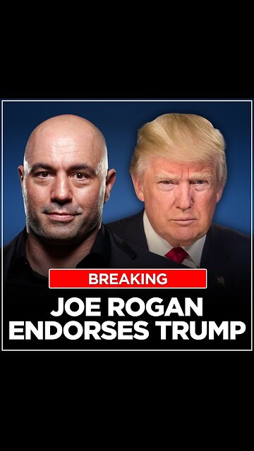 PODCASTER JOE ROGAN🎬🎙️📸ENDORSES PRESIDENT TRUMP💜🇺🇸🏅🕺🏛️💫