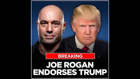 PODCASTER JOE ROGAN🎬🎙️📸ENDORSES PRESIDENT TRUMP💜🇺🇸🏅🕺🏛️💫