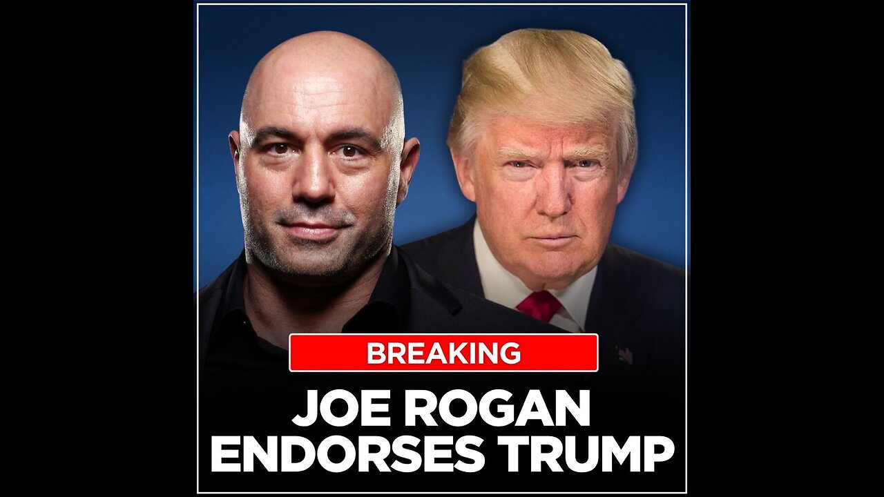 PODCASTER JOE ROGAN🎬🎙️📸ENDORSES PRESIDENT TRUMP💜🇺🇸🏅🕺🏛️💫