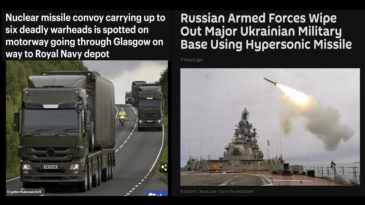 Russia Use Hypersonic Missile & UK Transports Nuclear Warheads