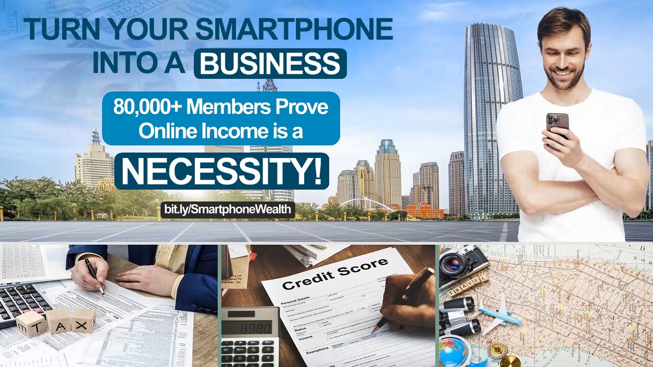 Turn Your Smartphone Into a Business: 80,000+ Members Prove Online Income is a NECESSITY!