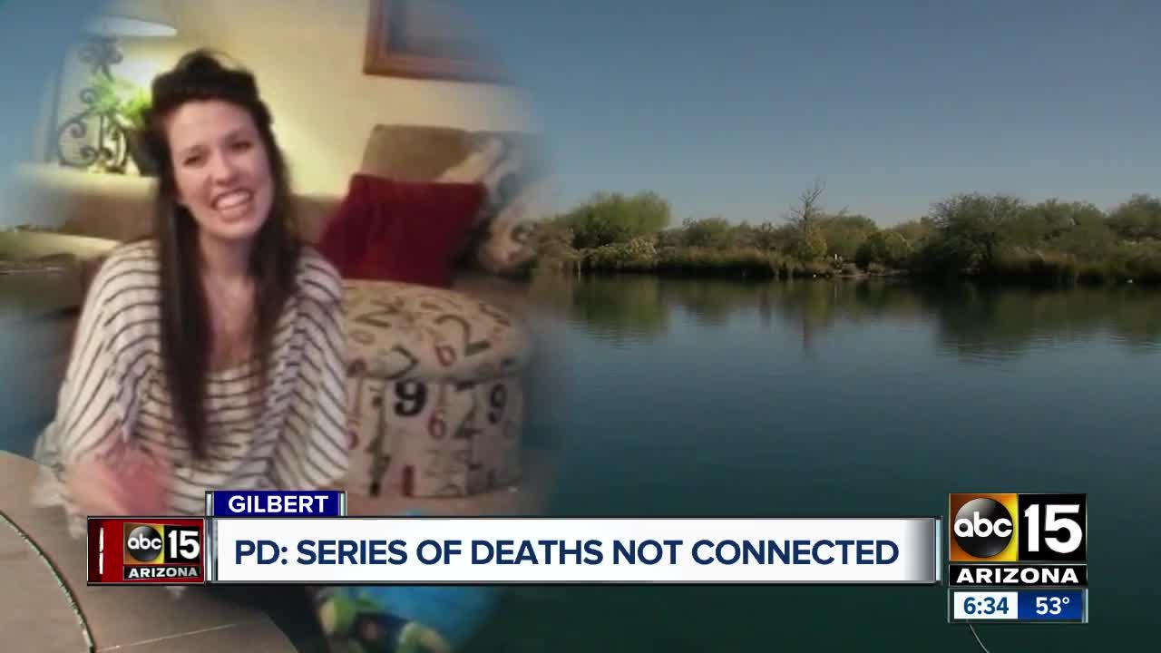 Police say no connection between Gilbert lake deaths in the East Valley