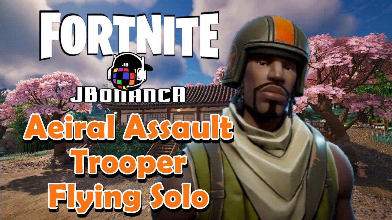 Aerial Assault Trooper Flying Solo #Fortnite