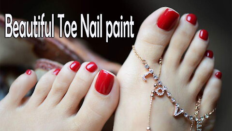 Beautiful Toe Nail Paint