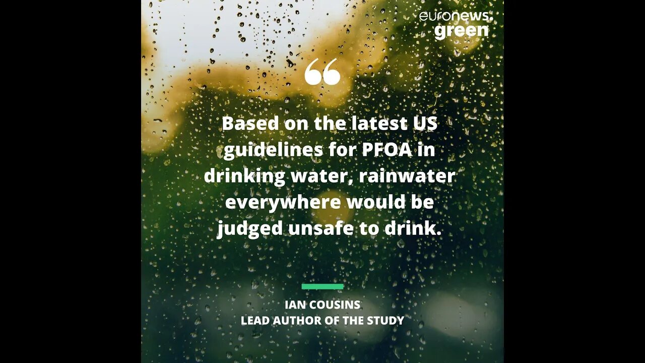 WARNING!!! RAINWATER AROUND THE WORLD IS NOW UNSAFE TO DRINK