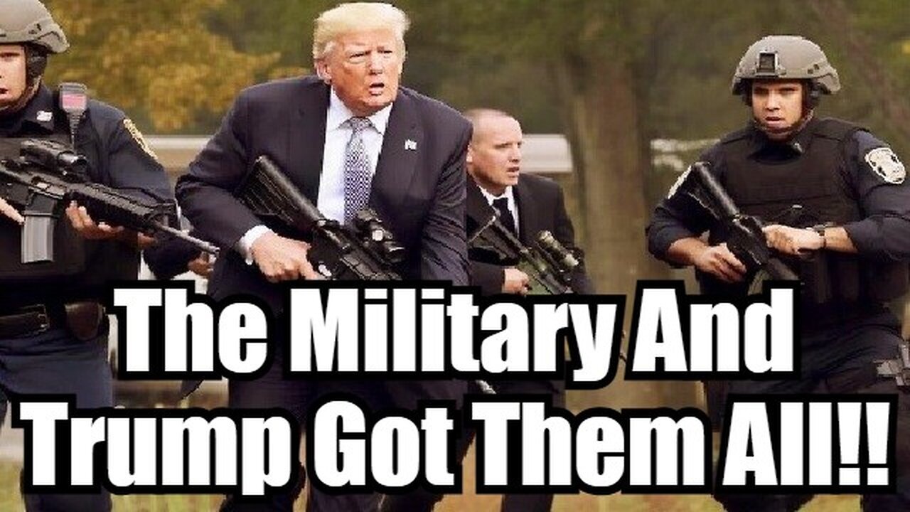 The Military And Trump Got Them All!!