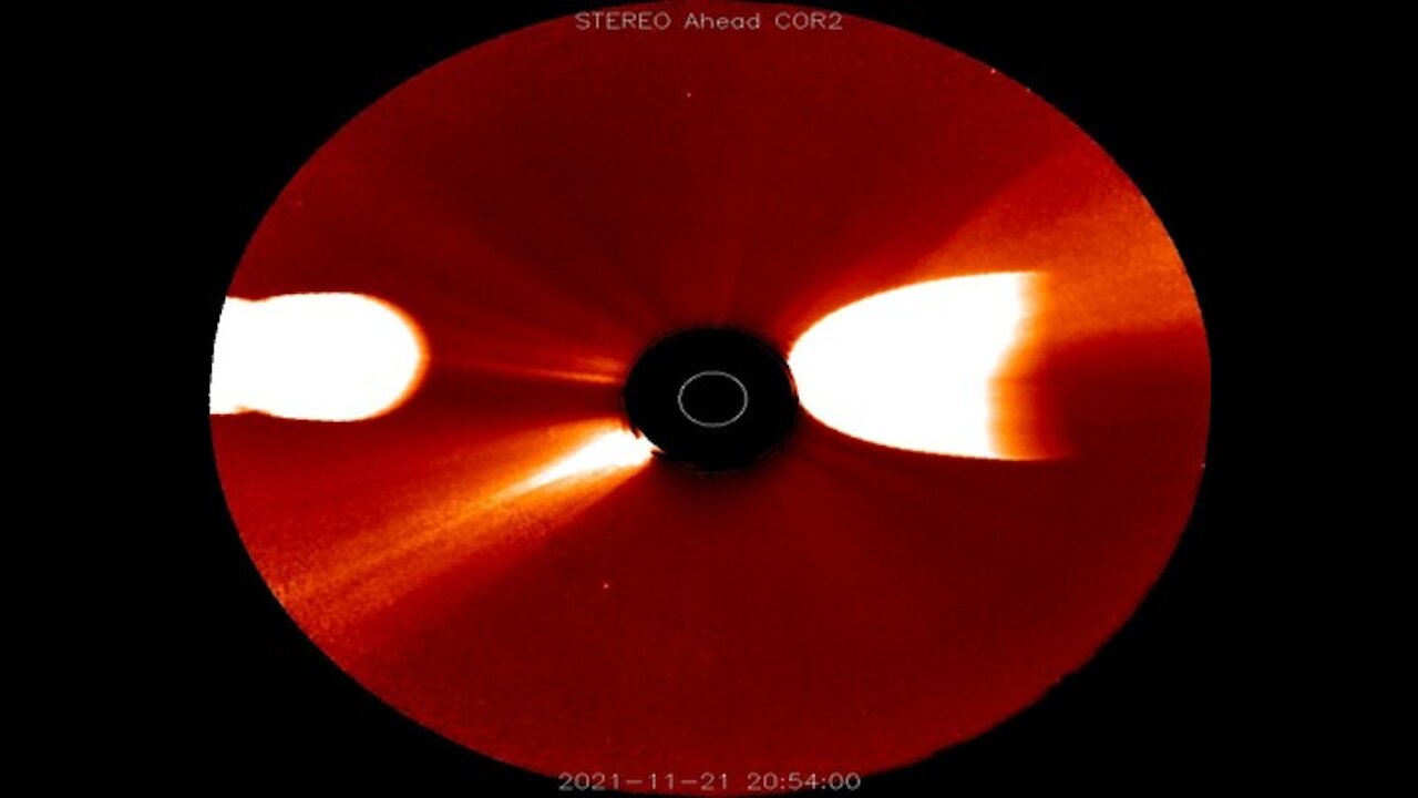 Objects as large as the Sun caught by STEREO Ahead COR 2! November 2021