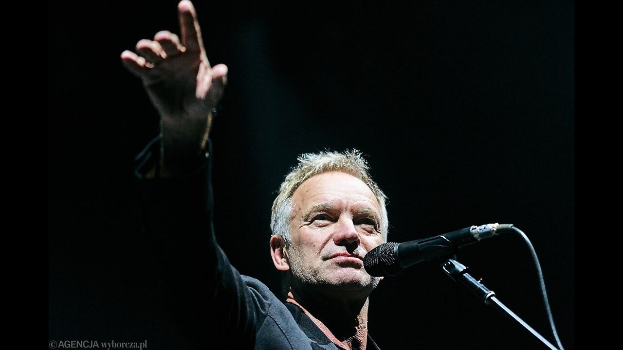 Sting (Concert In Poland): "The war in Ukraine is an absurdity based on a LIE"