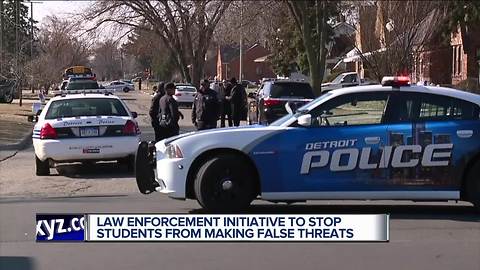 Law enforcement announces crackdown on fake threats of school violence