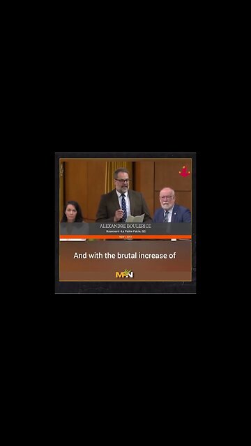 Canadian MP Alexandre Boulerice stands up for Palestine