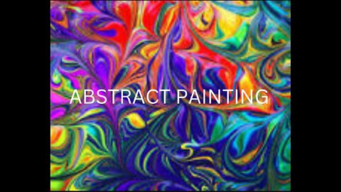 Rainbow Abstract Painting with Masking Tape for Beginners (2022)